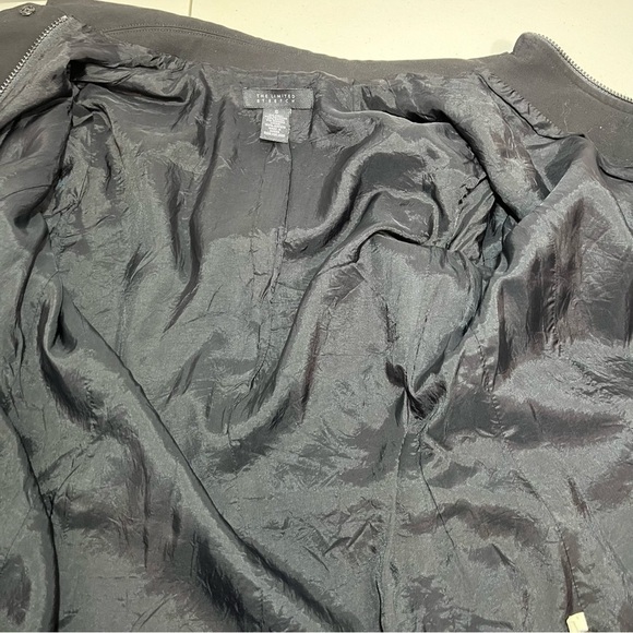 Vintage The Limited Stretch Jacket Womens Small Black Lined Full Zip - Picture 11 of 11